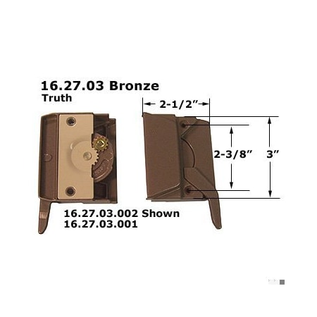 Truth  Hardware LH ENTRYGARD SASH LOCK 2114181
